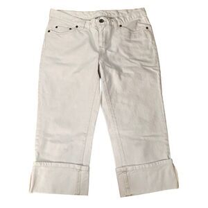Columbia ~ Off white denim capris ~ size 8